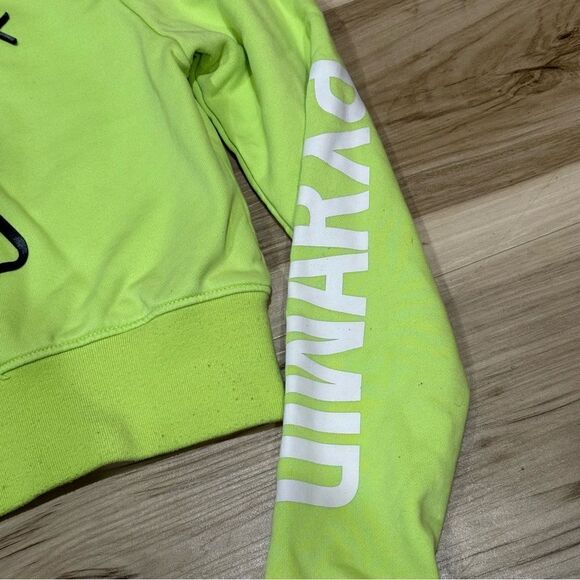 Black Pyramid Neon Cropped Hoodie Women’s Small - Picture 5 of 6